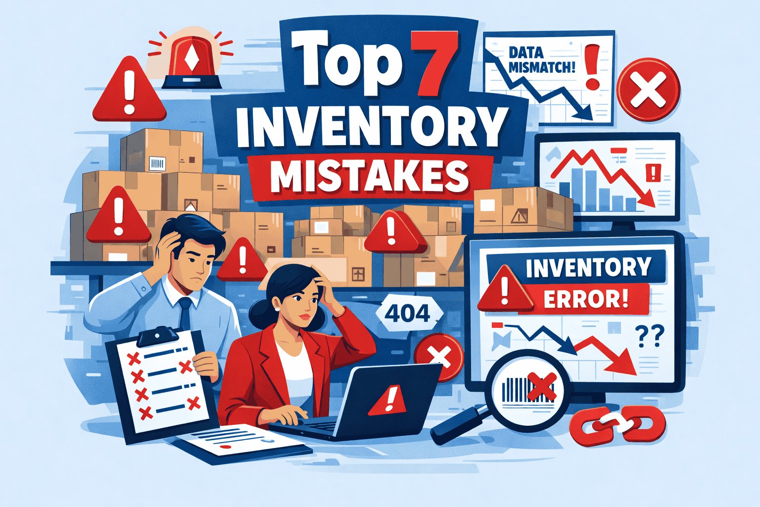 Top 7 Inventory Mistakes Businesses Must Avoid